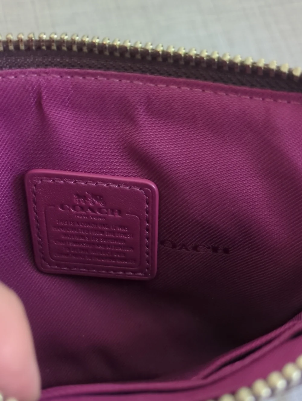 Coach Wristlet